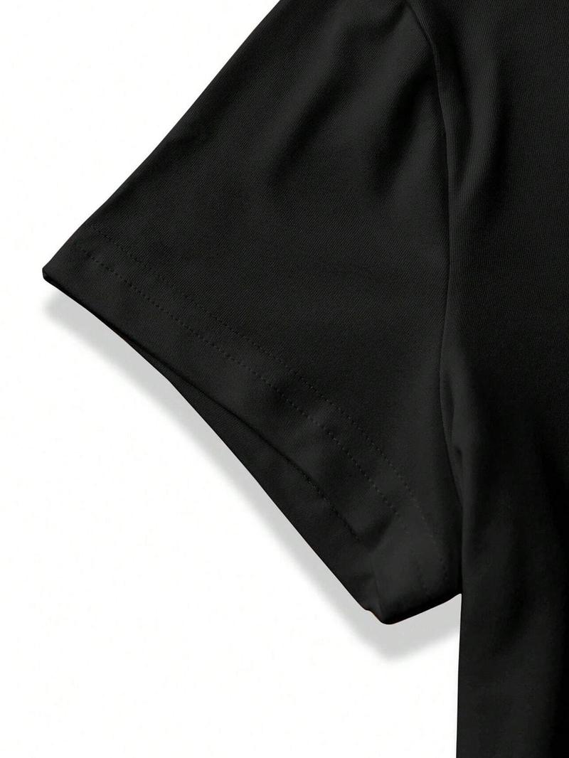 Women's Tupac & Biggie & Ice Cube Print Round Neck Tee, Vintage Trendy Casual Short Sleeve T-shirt for Daily Wear, Ladies Summer, Top