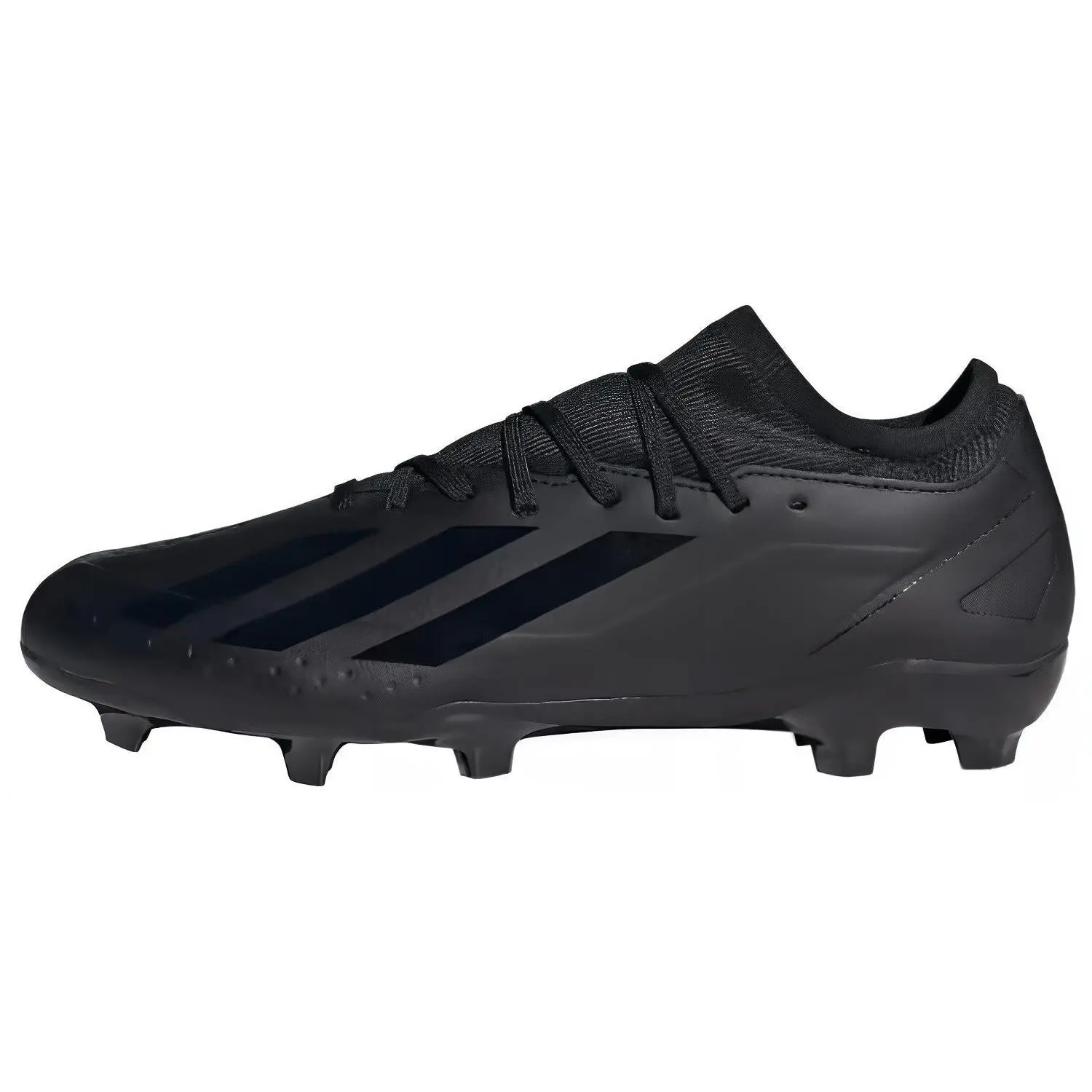 Adidas X Crazyfast.3 Round-Toe Comfort FG Rubber Studs Anti-Slip Wear-Resistant Unisex Football Shoes Black Trending Shoes, House White Official Shoes to Get / Maison Mihara