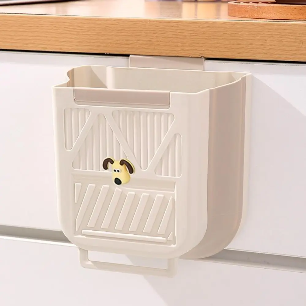Foldable Hanging Trash Can for Kitchen, Saves Counter Space, Ideal for Mini Kitchens, Rvs, Small Homes, Under Sink Areas, Easy Storage