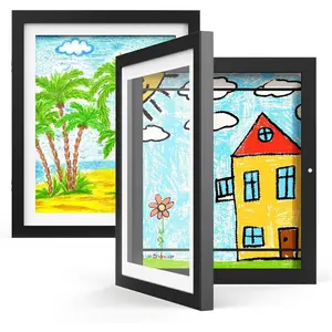 Art Frame, High Quality Frame, Replaceable Front-Opening Art Display and Storage Frame for Wall, Wall Gallery Frames, Home Decor Photo Frame for Living Room and Bedroom #GLOBAL PICKS