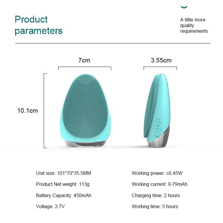 Facial Brush Cleansing Circular Shaped Face Silicone Scrub Portable Mini USB Brush Cleansing Facial Brush Cleansing Circular Shaped Face Silicone Scrub Portable Mini USB Brush Cleansing