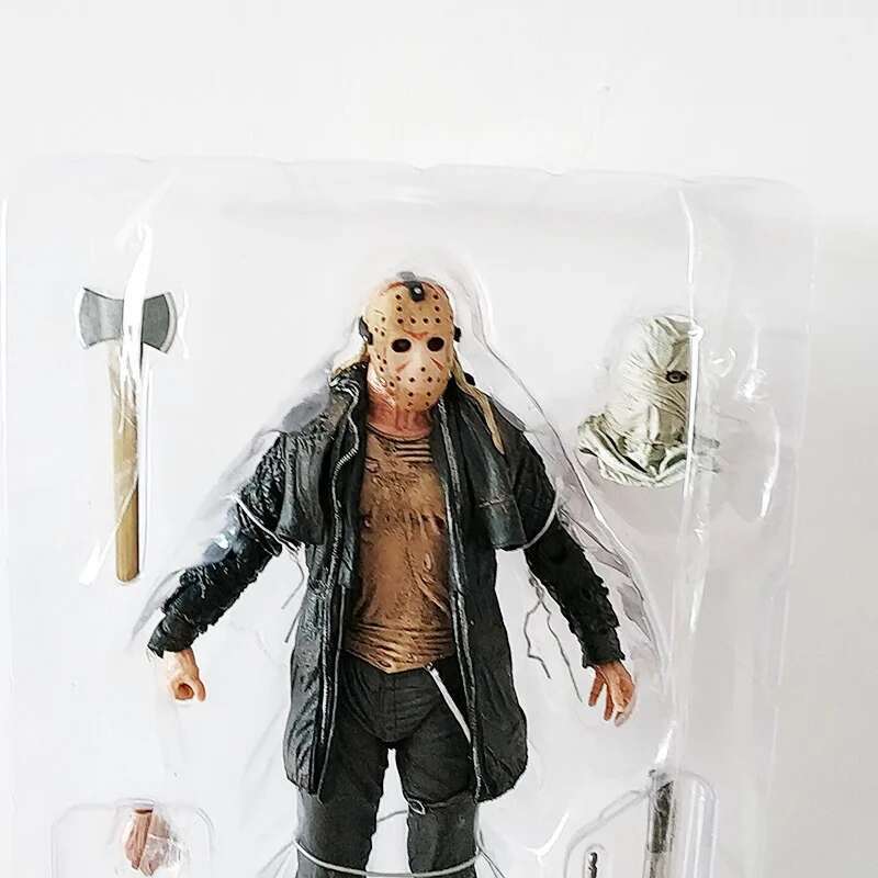 The 13th Figure Toys NECA Friday Freddy Jason Voorhees Blood Action Figure Jason Collectible Model Christmas Halloween Gifts
