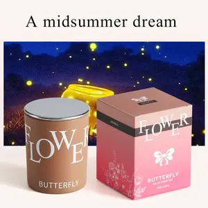 Romantic Soy Candle Scented Wax, Long-Lasting Fragrance, Ambiance for Dinner/bedroom/living Room, Perfect Gift for Couples