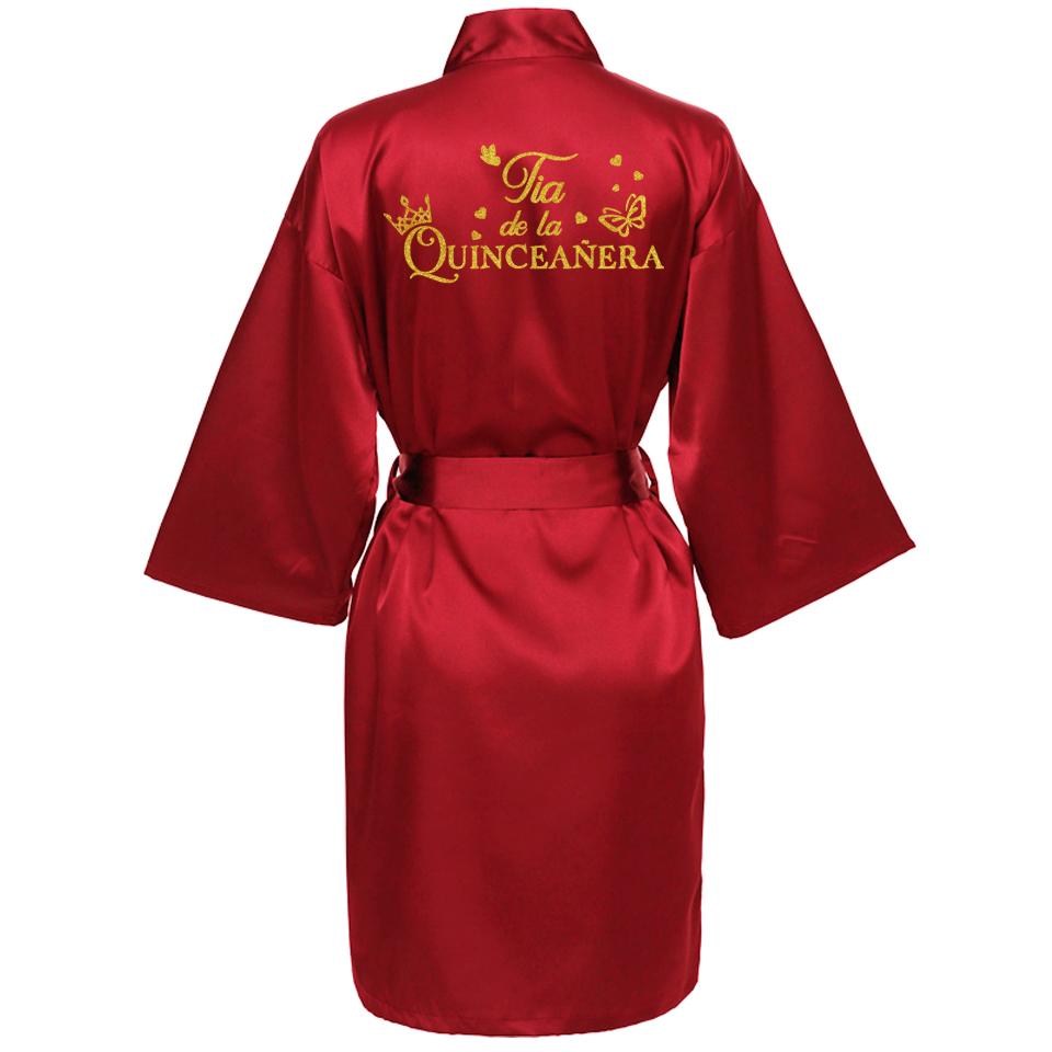 Mis XV Bathrobes Princess Sweet 15 Years Girl Birthday Party Mis Quince Años Robes Quinceanera Robe