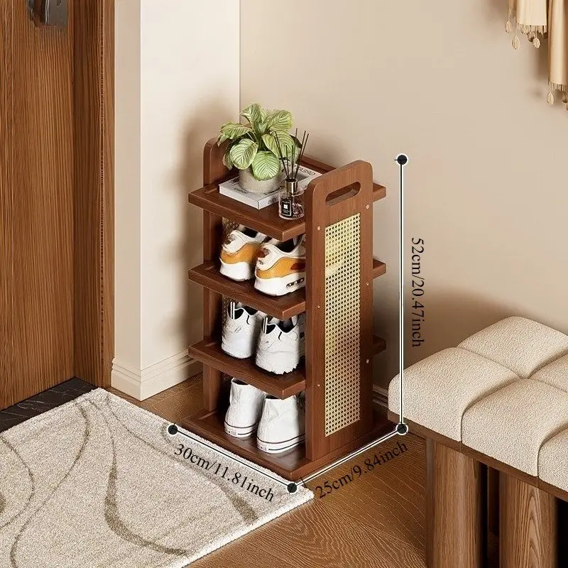 2026 New Bamboo Shoe Storage Rack Organizer, Shoe Rack Organiser, Space-Saving Design, Ideal for Entryway Home Organization, Durable & Stylish, Perfect Gift Idea