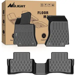 Nilight Automotive Floor Mats, Waterproof Car Mats for Mercedes-Benz C-Class Sedan C300 C350e C400 C43 AMG C63 (2015-2021) - Custom-Fit, All-Weather, Heavy-Duty Interior Car Floor Liners Car Accessories fathersdaygift