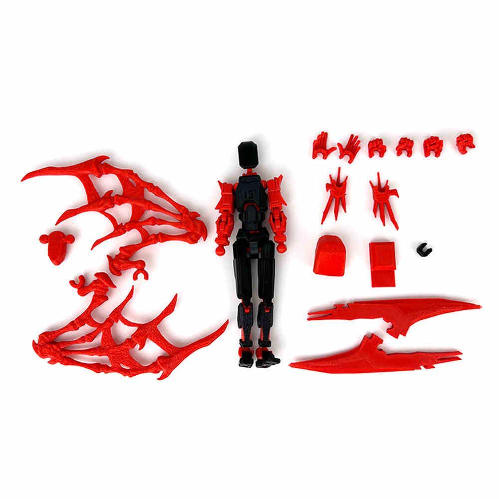 3D Printed Dummy Bloody Warrior Series Shf Toys Action Figures Anime Multi-Jointed Shapeshift Mannequin Model Without Base