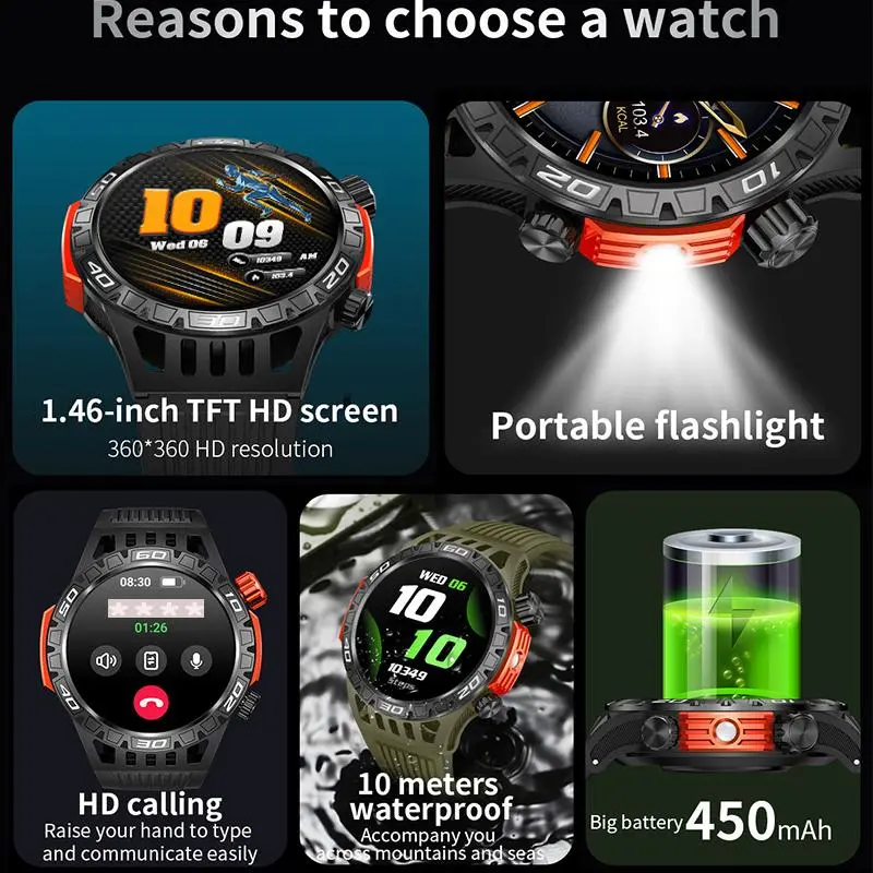 Multifunctional Sports Smart Watch, Fashion Digital Watch with Heart Rate Monitoring and Sleep Tracking, Waterproof Sports Watch for Women & Men