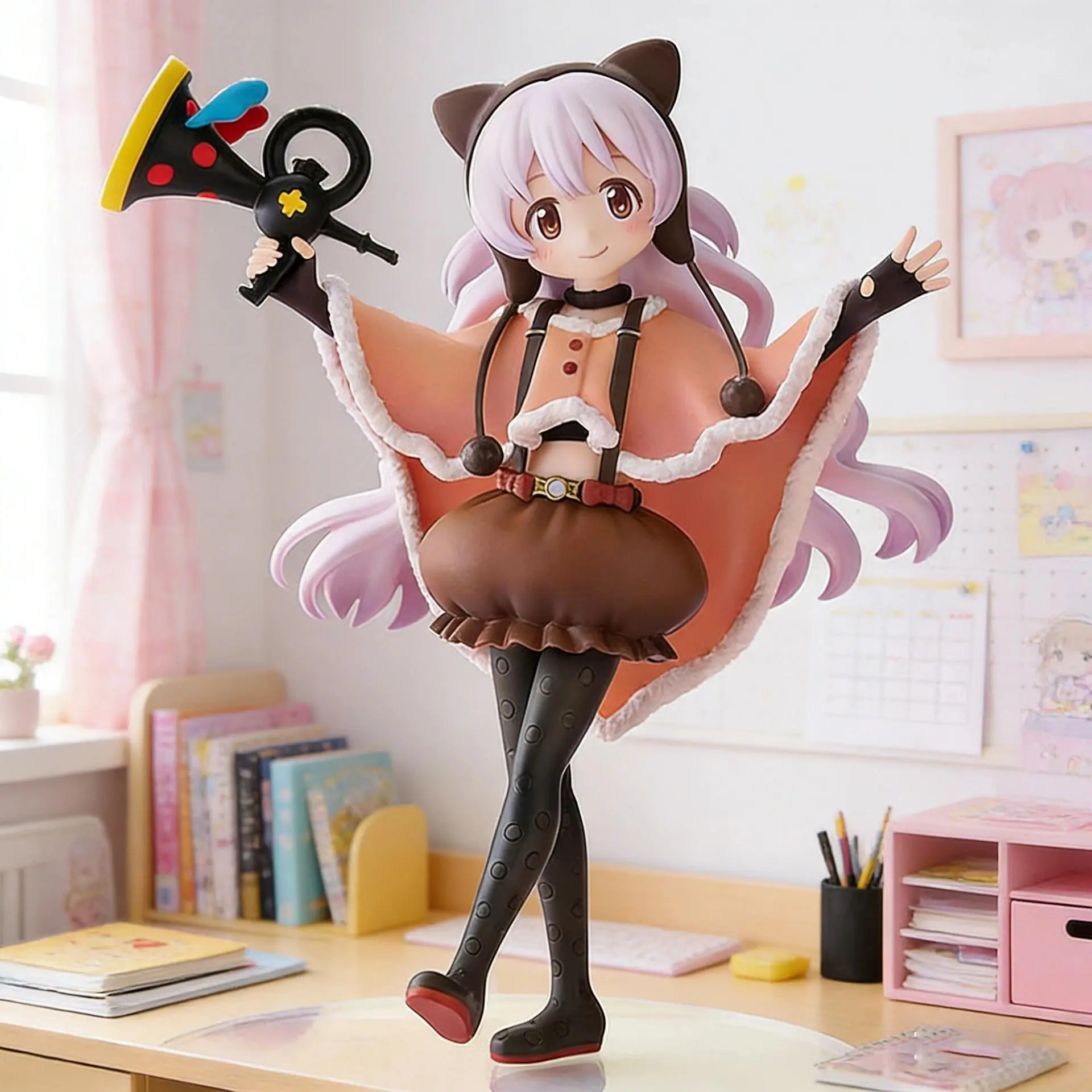 Puella Magi Madoka Magica Girl Xiaoyuan Baijiangzhu Witch Deer Eye Round Fragrance Qiubi Model Ornament Toy Fans Gifts