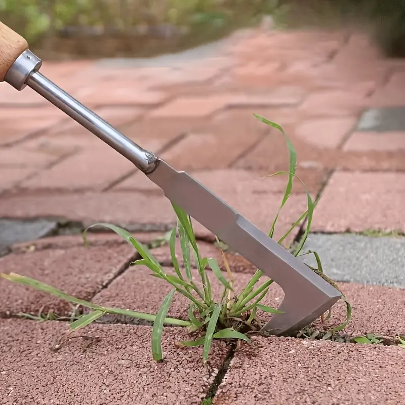 1pcs-to-use multifunctional brick seam weed remover - easily remove weeds from stones and bricks - the perfect pure garden maintenance tool