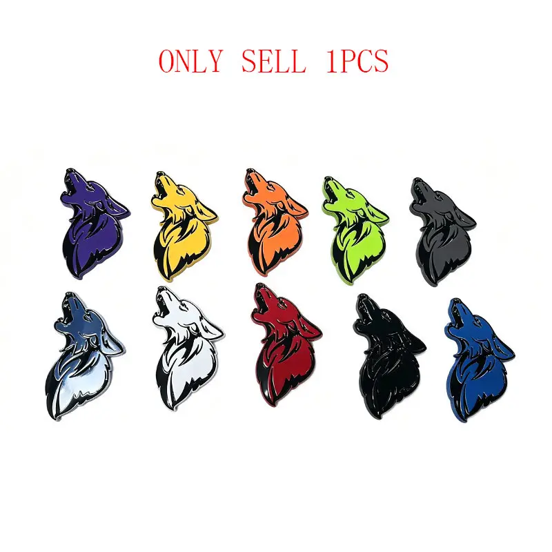 1pcs GT500 Style Coyote Badge for Mustang/ F150 refit wolf Badge emblem stickers