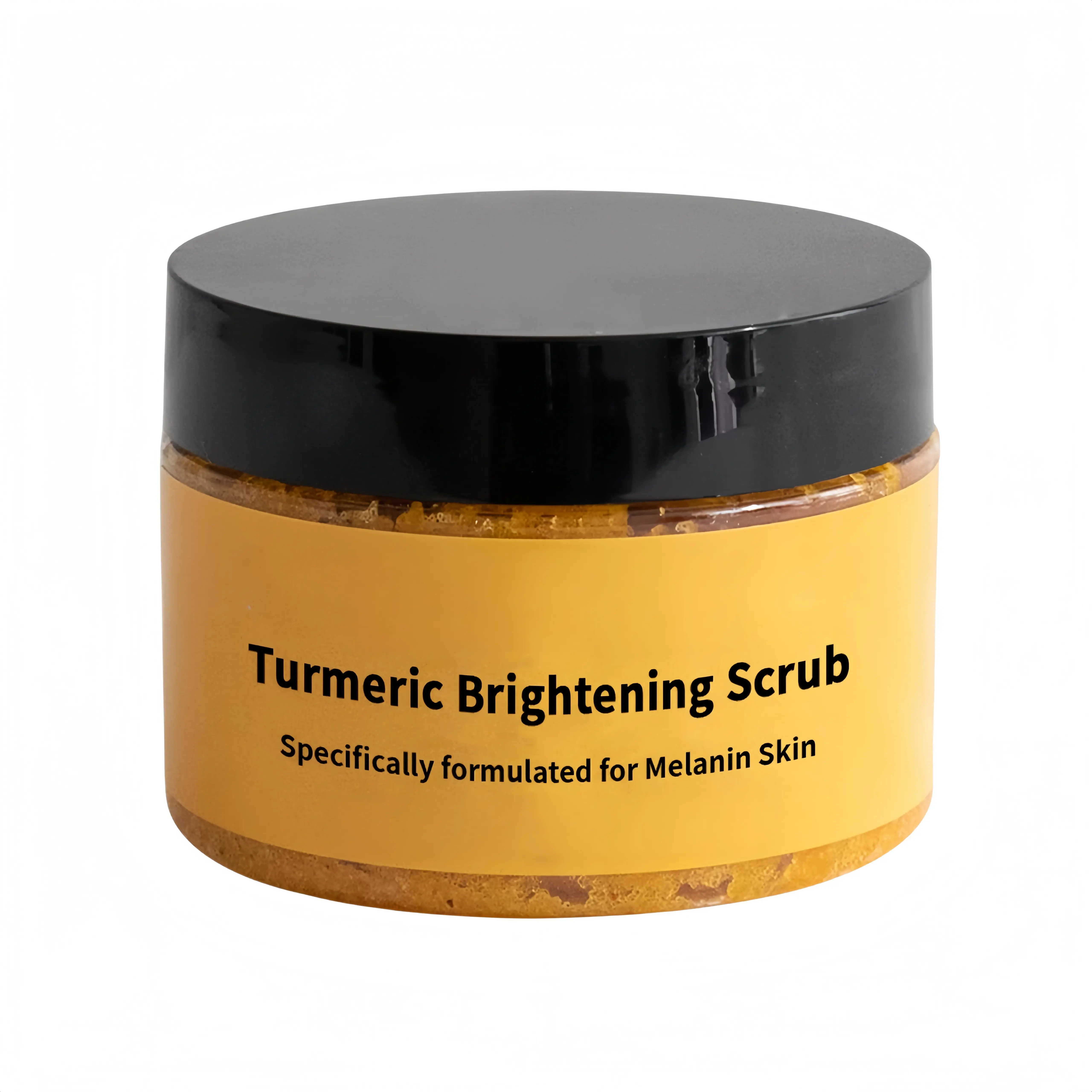 Turmeric body scrub cleanses skin, refreshes and softens skin, cleanses and cares for scrub.