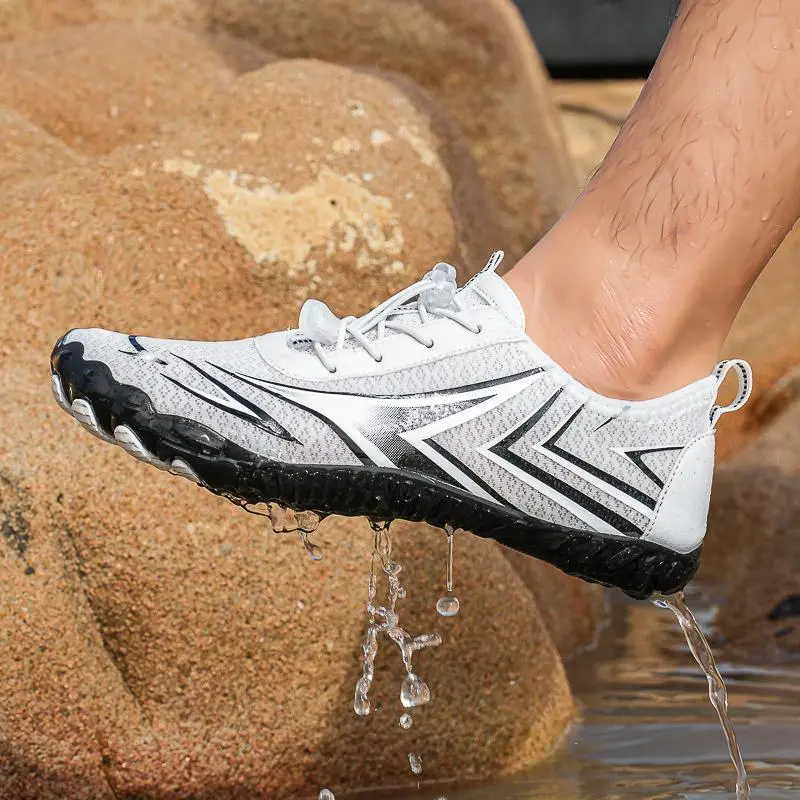 HIWELL Water Shoes Aqua Shoes Swim Shoes Mens Womens Beach Sports Quick Dry Barefoot for Boating Fishing Diving Surfing