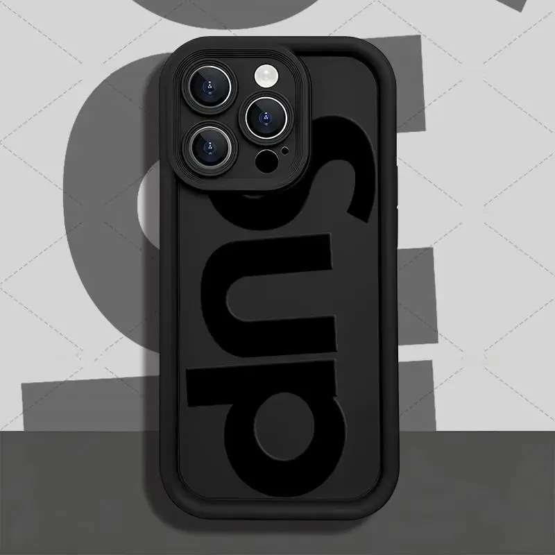 TPU Phone Case with Creative Curved Geometric Art Design, Anti-Slip Surface, Stylish Camera Protection, Shockproof, Anti-Drop & Durable for iPhone 17, 16 Pro Max, 15, 14 Plus, 13, 12, 11, XR, XS & Samsung Galaxy S25 Ultra, S24, S23, S22 Plus