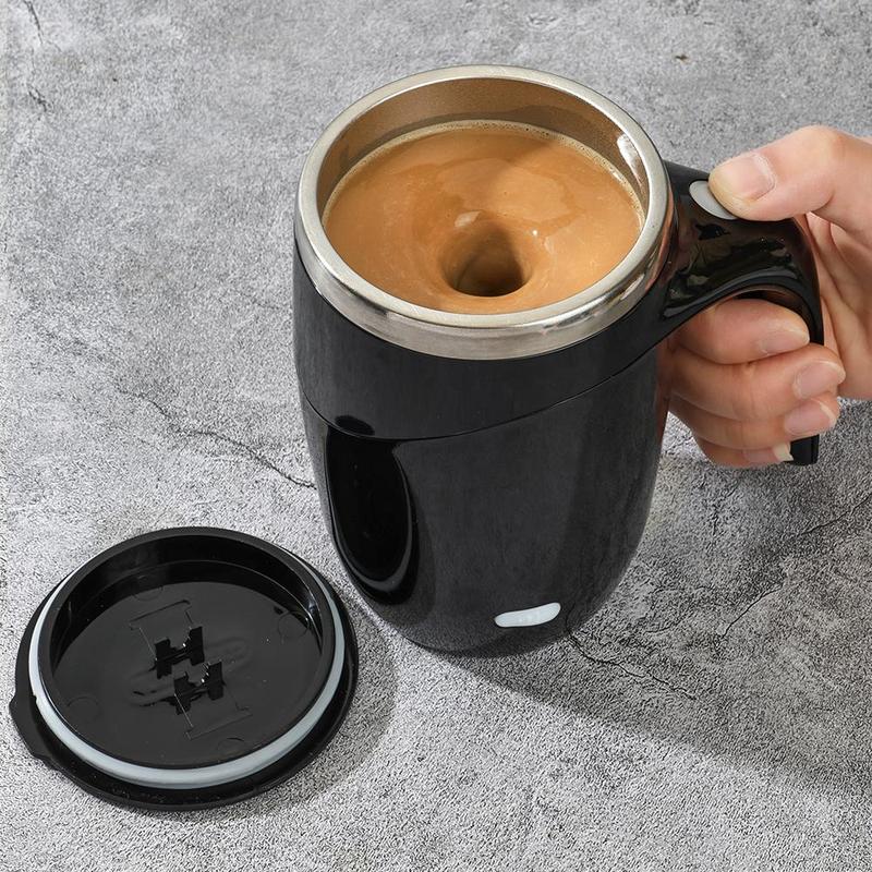 USB Rechargeable Automatic Stirring Mug Hands-Free Magnetic Stirring Travel Coffee Cup for Office and Car with Washable Stainless Steel Design,UU USB Rechargeable Automatic Stirring Mug Hands-Free Magnetic Stirring Travel Coffee Cup for Office and Car with Washable Stainless Steel Design,UU