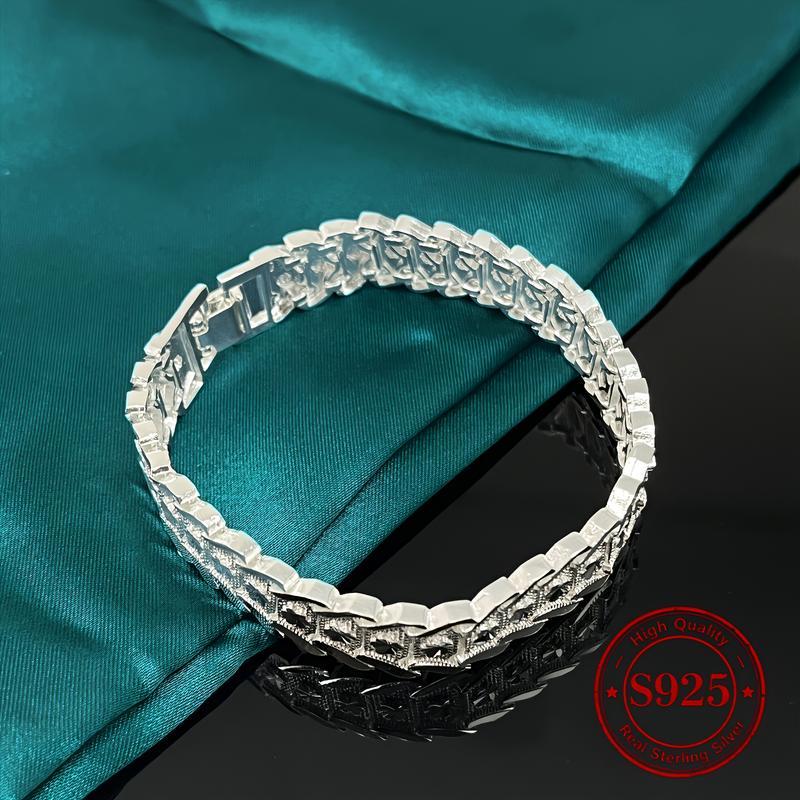 Silver Creative 12mm Coin Wide Bracelet - simple and elegant - Allergy-proof - perfect for everyday wear and parties - the perfect fashion jewelry gift bangle healing  jewelry