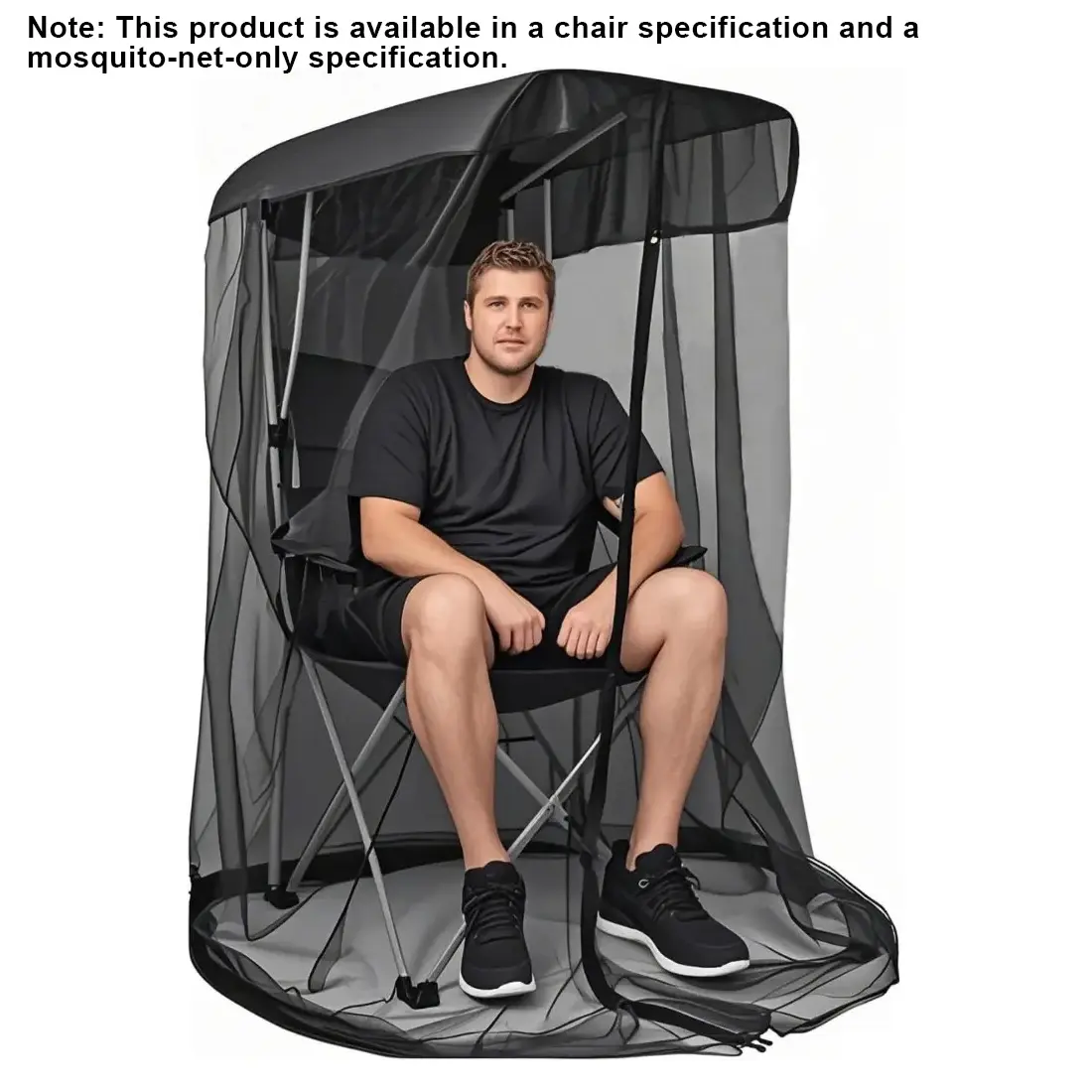 Portable Outdoor Mosquito Net Shelter, Mosquito Proof Net, Quick Setup Full-Enclosure Breathable Mesh Design, Foldable Bug Protection Tent for Fishing, Camping, Patio and Backyard Use.