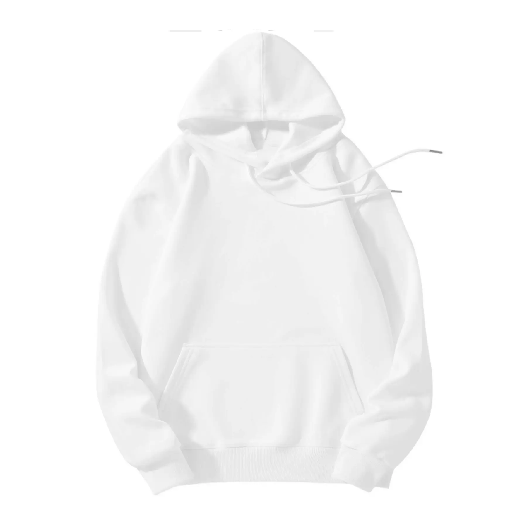 Men's 280G Lightweight Ribbed Plain Fleece Pullover Hoodie - Menswear Tops for Fall & Winter Day Wear, Soft Casual Streetwear (S-2XL)