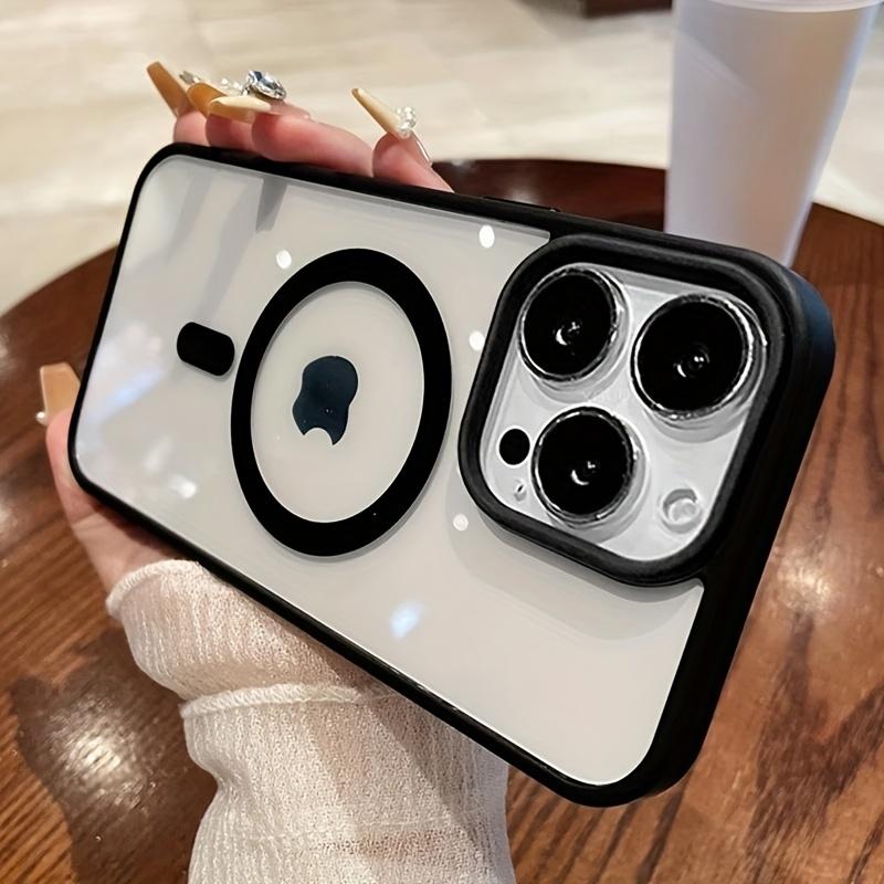 Phone Case - New Shock-Resistant Magnetic Case for Iphone 17, 16, 15, 14, 13, 12, 11 Pro Max, 14 Plus, X, Xs Max with Wireless Charging Hard Back Cover