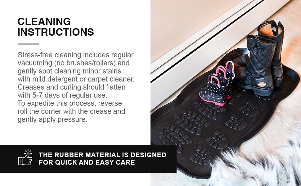 Scraper Doormat – Indoor Rug with Backing & Dirt-Trapping Pile, Non-Slip Front Door Mat for Mud & Pet Traffic – 24" x 36", Charcoal