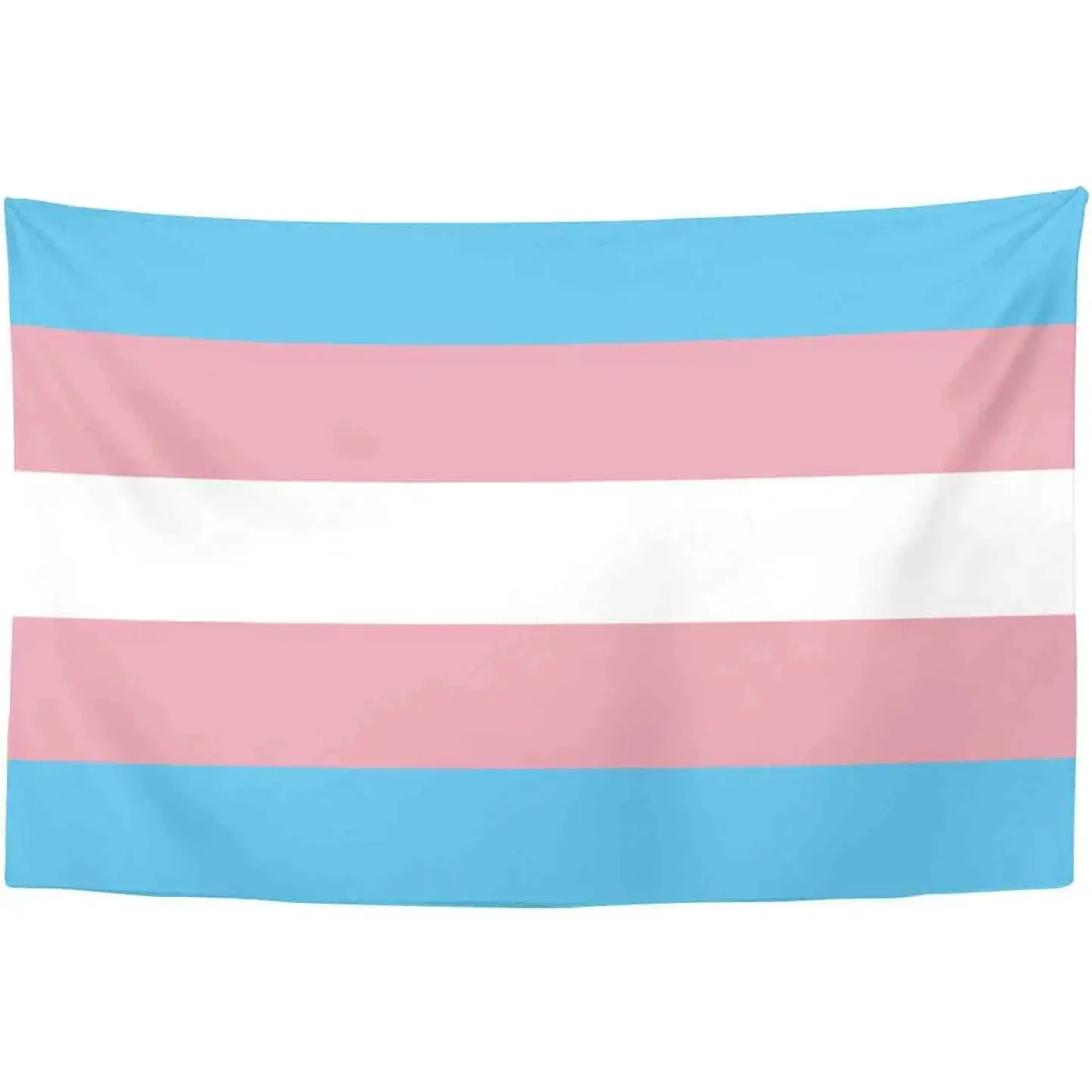 Transgender Pride Flag Linen Tapestry - Lightweight Home Decoration, Indoor Wall Decor Hanging for Bedroom, Living Room