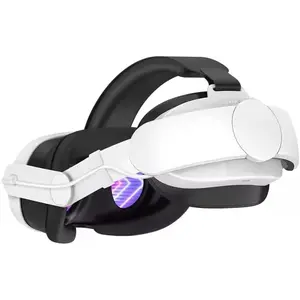 Strap for   3 & 3S - Extended Playtime, 6000mAh , Adjustable Fit, Cushioned Comfort for Long VR Sessions