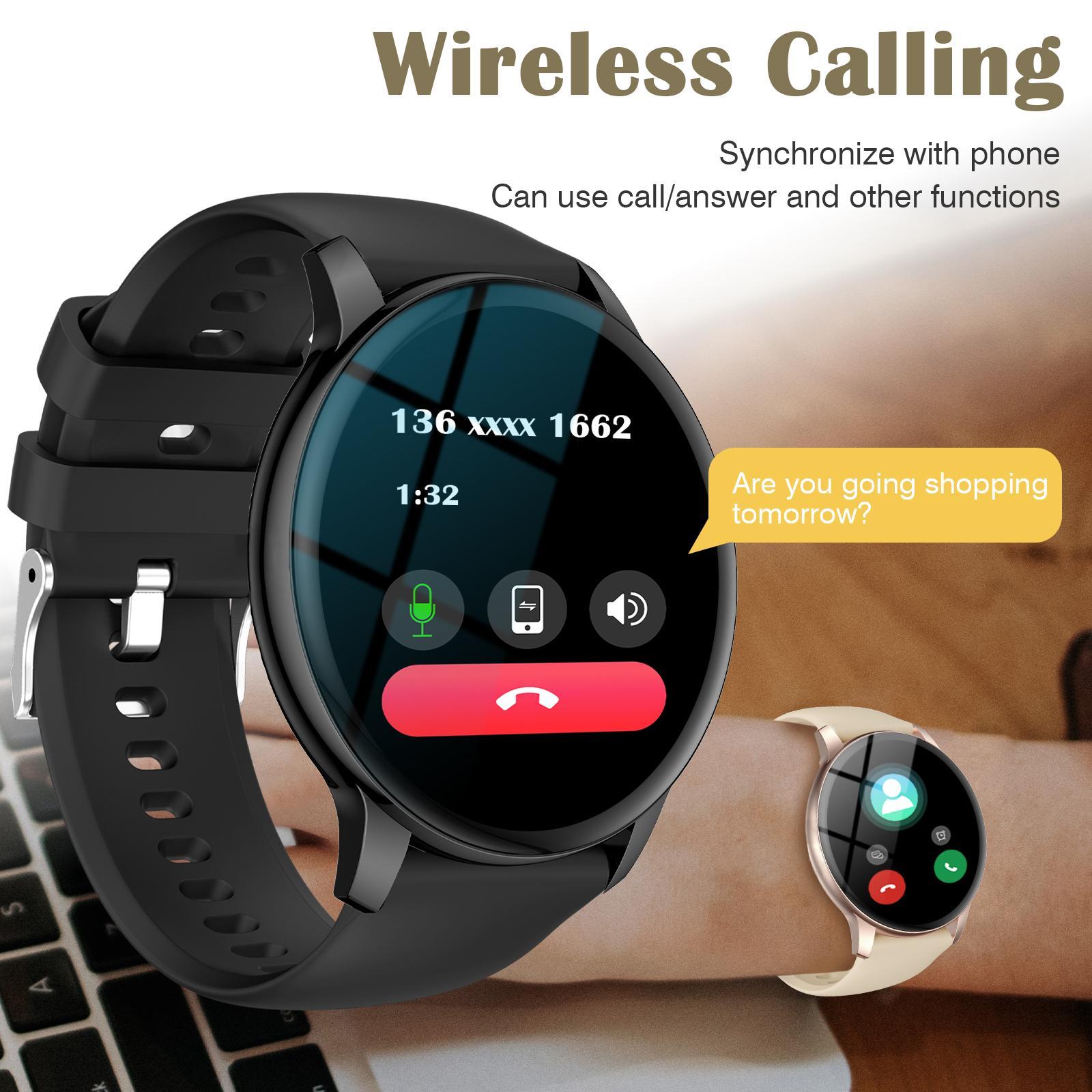 Multifunctional Smart Watch, Fashion Digital Watch with Heart Rate Monitoring and Sleep Tracking, Fitness Tracker Watch, Sports Watch for Women & Men, Wearable