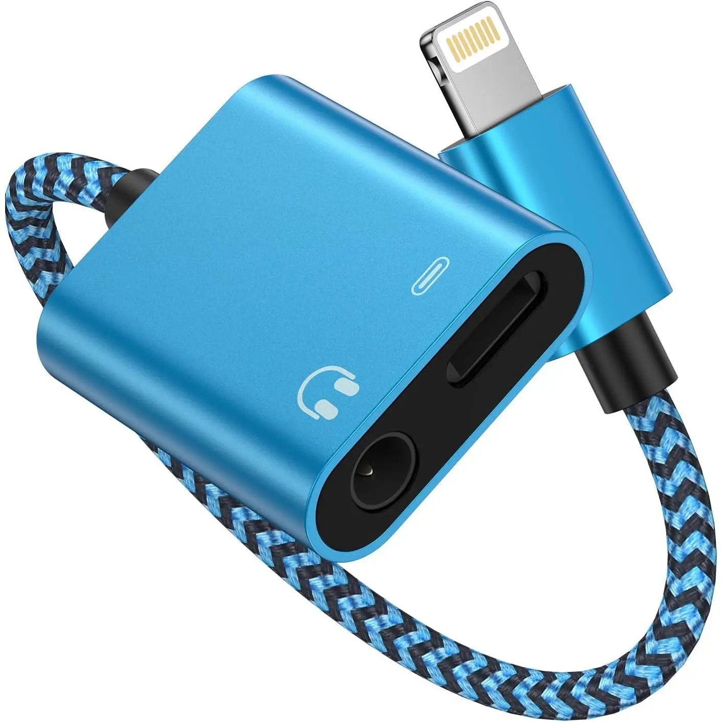 iPhone Headphone Adapter with Charge 2-in-1 Lightning to 3.5mm Female Aux