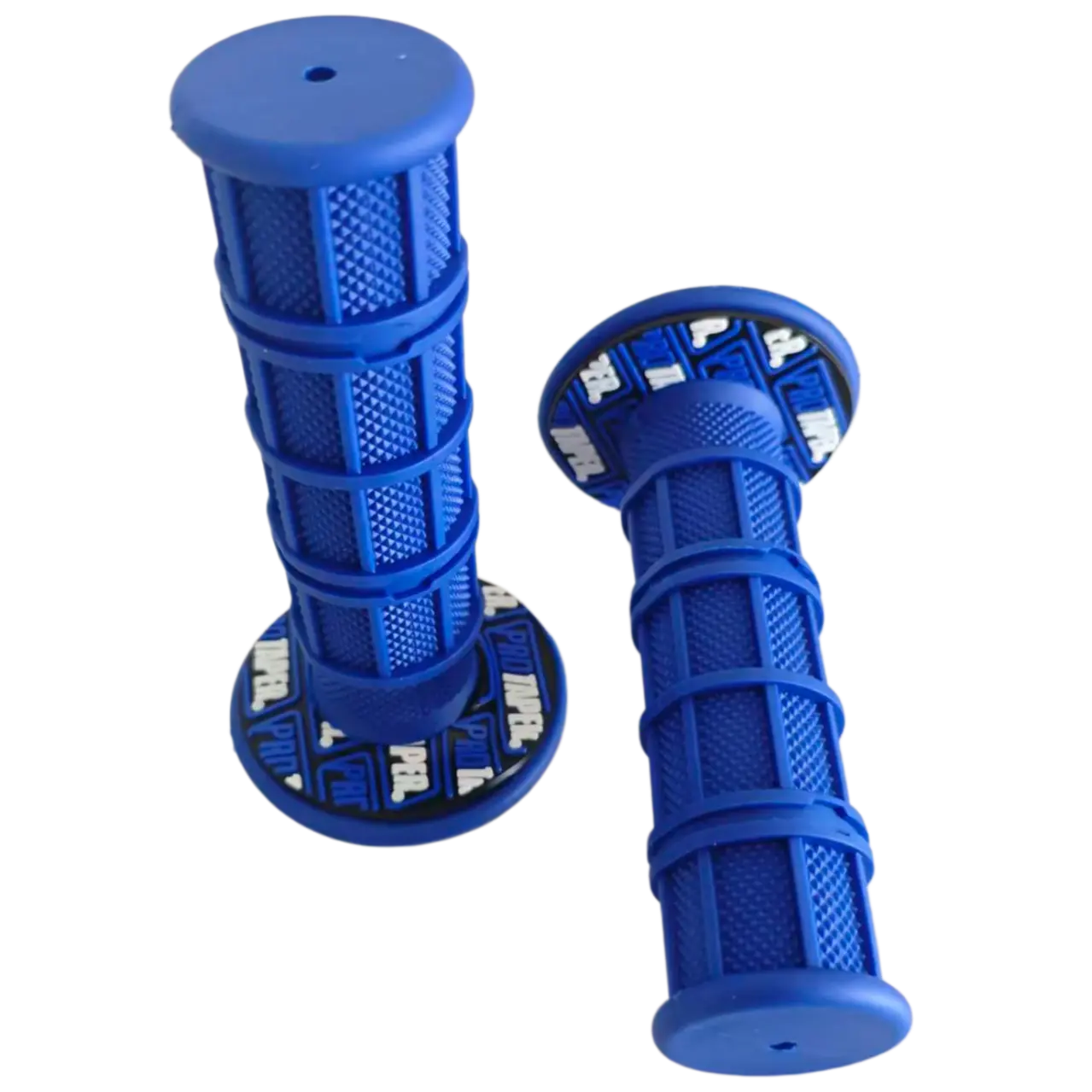 Motorcycle Handlebar Grips 7/8", Red Soft Rubber with Aggressive Non-Slip Tread, Shock-Absorbing for Dirt Bikes & Pit Bikes, Universal 22mm/24mm, Motorcycle Gear, Dirt Bike Accessories