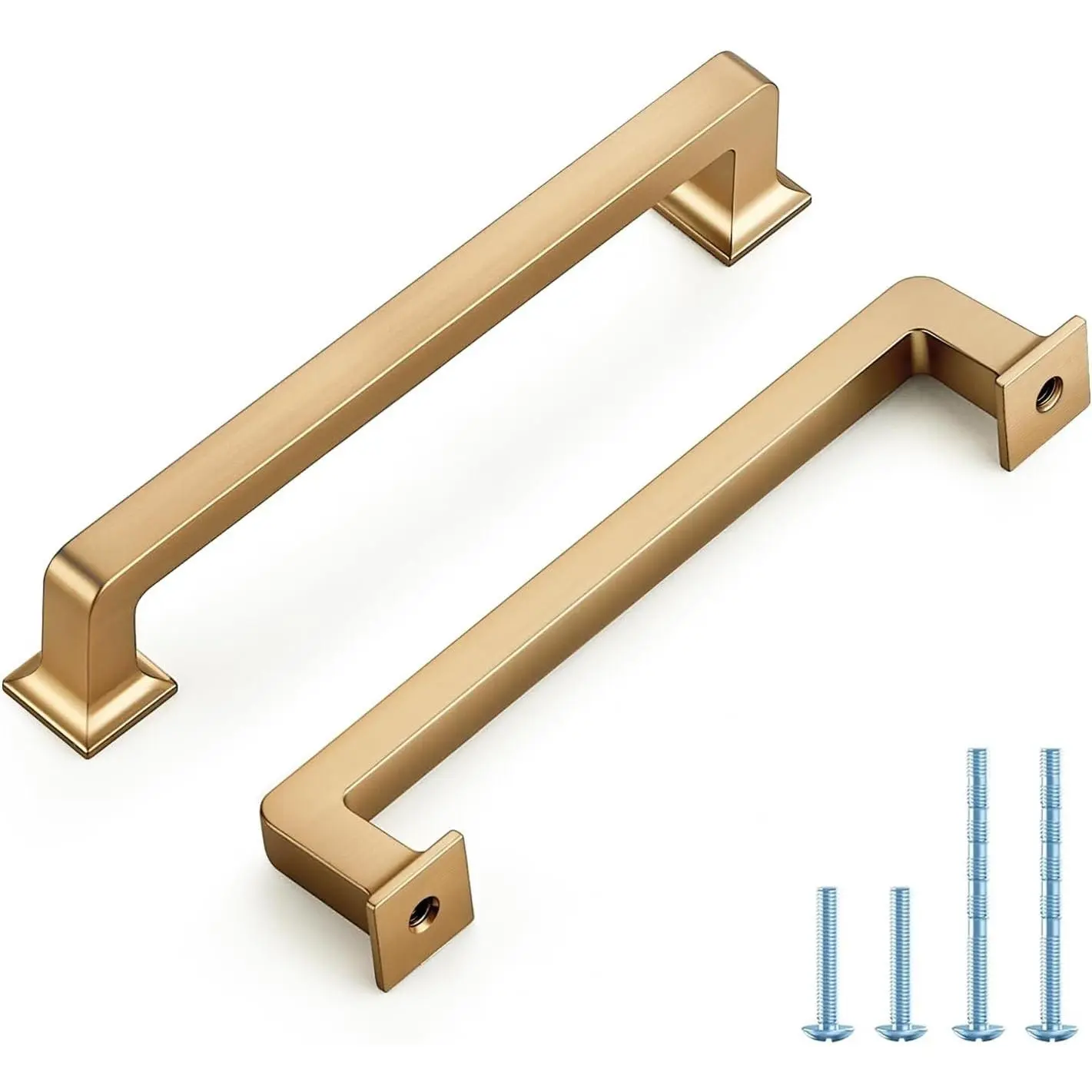Champagne Bronze Classic Cabinet Handles, 10 Pieces Solid Zinc Alloy Pulls (5 in), Multi-Size Home Use Hardware with Smooth Finish, Easy Installation & Included Screws for Kitchen Cupboards & Drawers, Simple Install