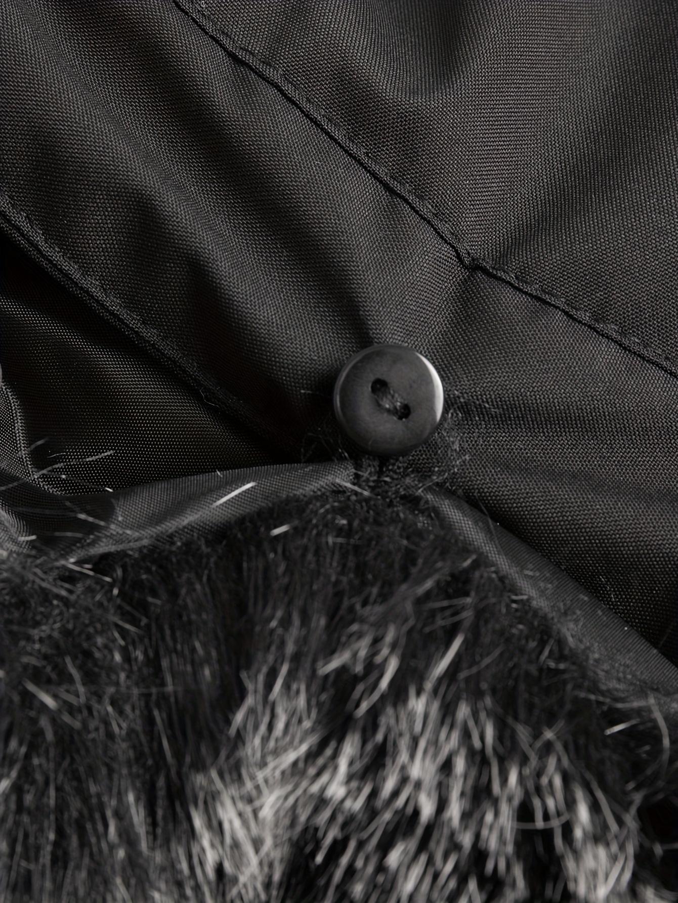 Large windproof and waterproof multi pocket parka coat American style outdoor style thick and cold resistant long down jacket