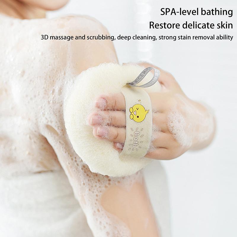 Japanese-Style Massage Bath Ball Bath Scrubber Back Scrub Towel Painless Bathing Experience