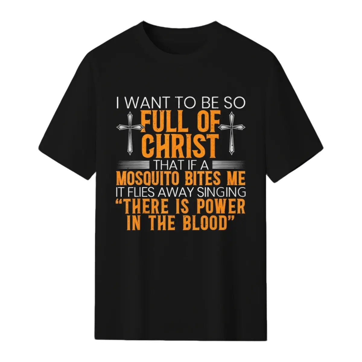 Men's Comfy Casual Christian Religious Servant of God Faithful Jesus T-Shirt - Basic Fashion, Soft Fabric