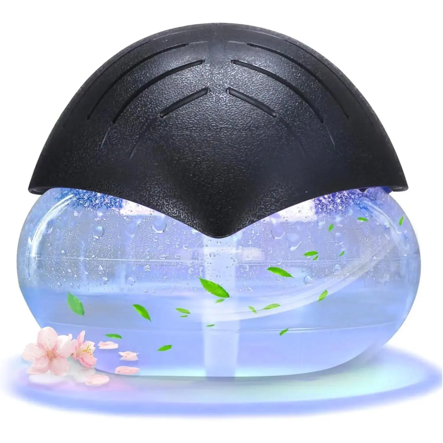 Purifier- Water Air Revitalizer, Air Washer, Air Freshener, Room Aromatizer, Aroma and Essential Oil Diffuser with 7 Color adjustable Lights- For Smoke and Pets