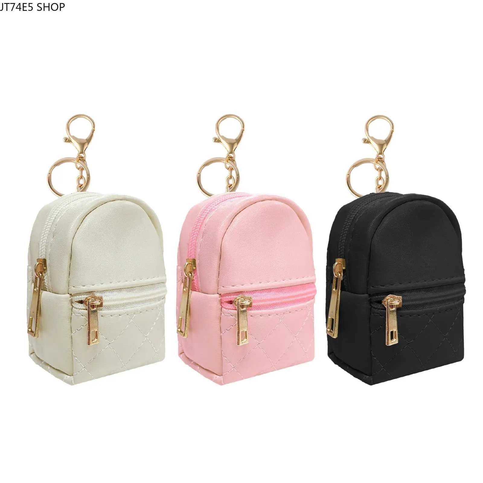 Popular Mini PU Coin Purse, Cute Mini Backpack-Shaped Pouch, Multi-Purpose Storage Bag for Keys, Lipstick & Data Cables