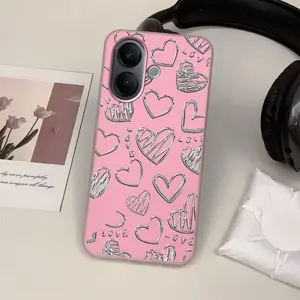 Cool heart-shaped design Available in three colors masculine style. Suitable for Vivo phone case, suitable for VivoV70,V60,V50,V40,V30,Y400,Y100,Y38,Y37,Y29,Y28,Y19,Y18,Y17,T3,4G,5G,Pro,Lite,e Phone cases for various series and models pleasantly surprised