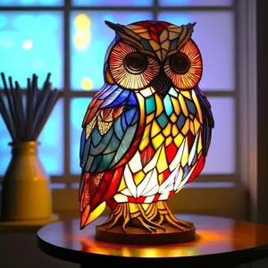 Magical, colorful, and exotic animal light sculpture, designed with colorful lights, equipped with a USB plug and a light switch for decoration