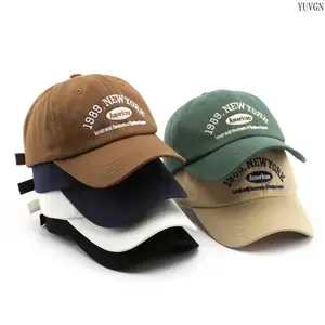 Unisex Classic Baseball Cap, Retro Letter Embroidered NYC 1989 Hat, Y2K Casual Daily Headwear, Multiple Color Options, Washable Adjustable Fit, Simple Daily Accessory for Travel Beach Outdoor Everyday Outfits