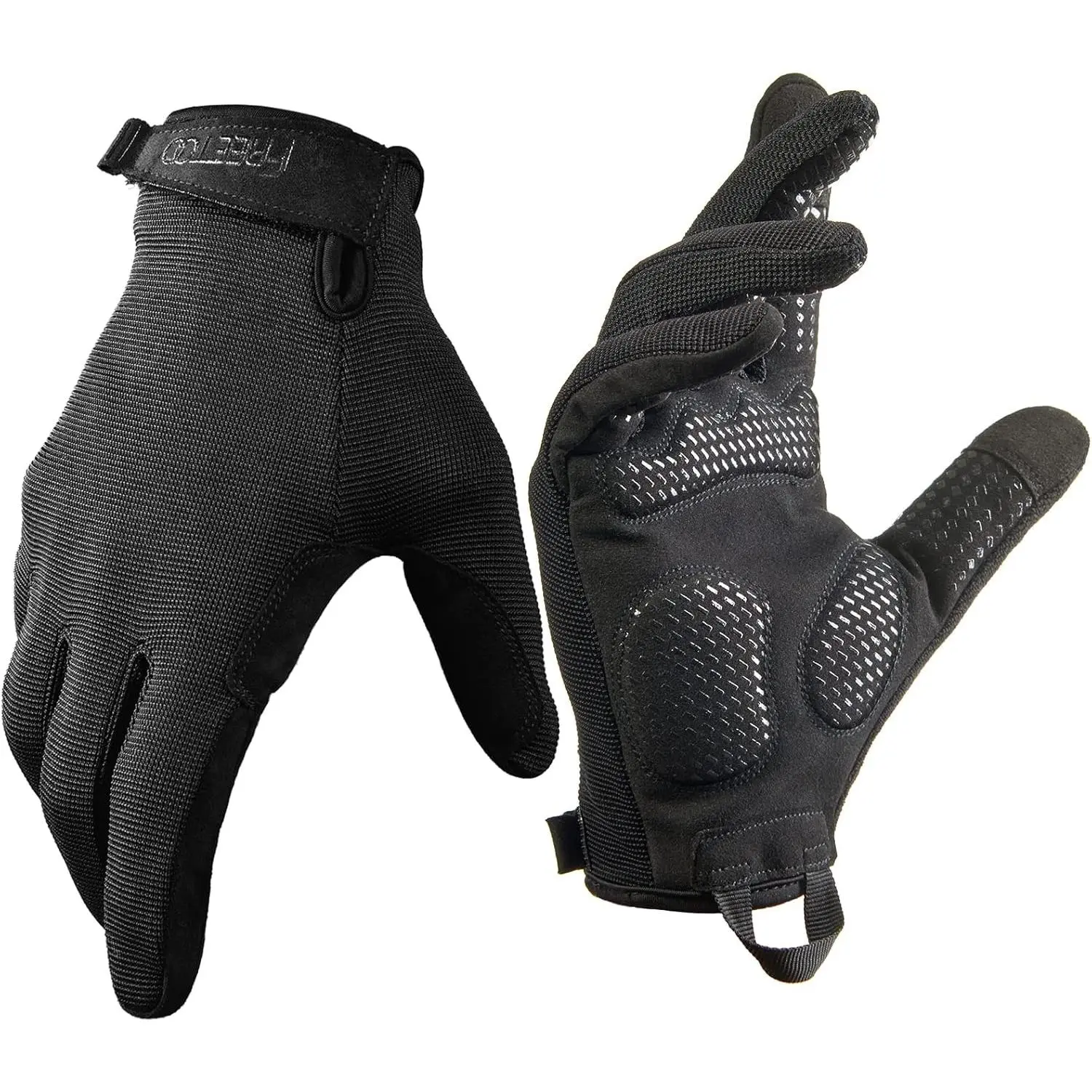 Full-Finger Workout Gloves for Men, Padded Gym Gloves with Excellent Grip and Palm Protection