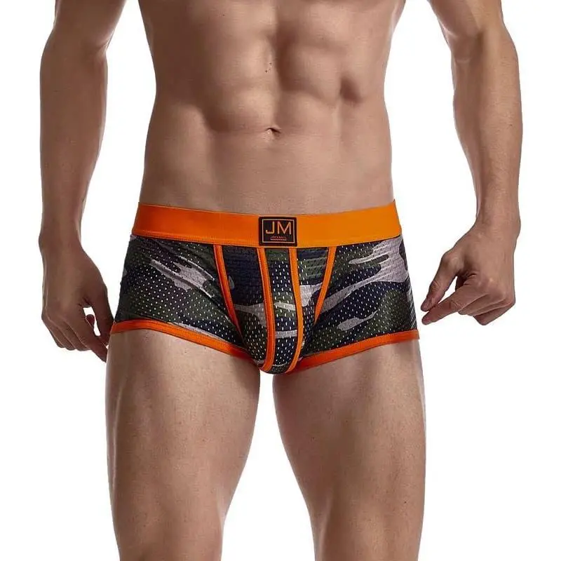 JOCKMAIL Men's Boxer Briefs Mens Underwear Boxer Briefs with Men's Boxer Shorts Camouflage Underwear