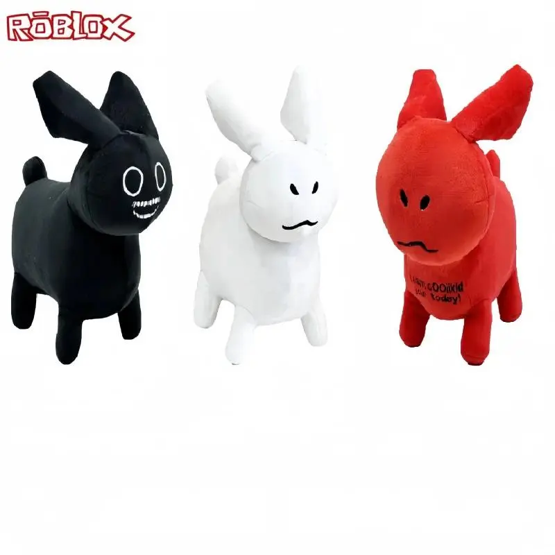 New 29CM Roblox Forsaken Gubby Plushie Toys Cartoon Cute Rabbit Stuffed PP Cotton Plush Doll Game Creative Peripheral Gifts