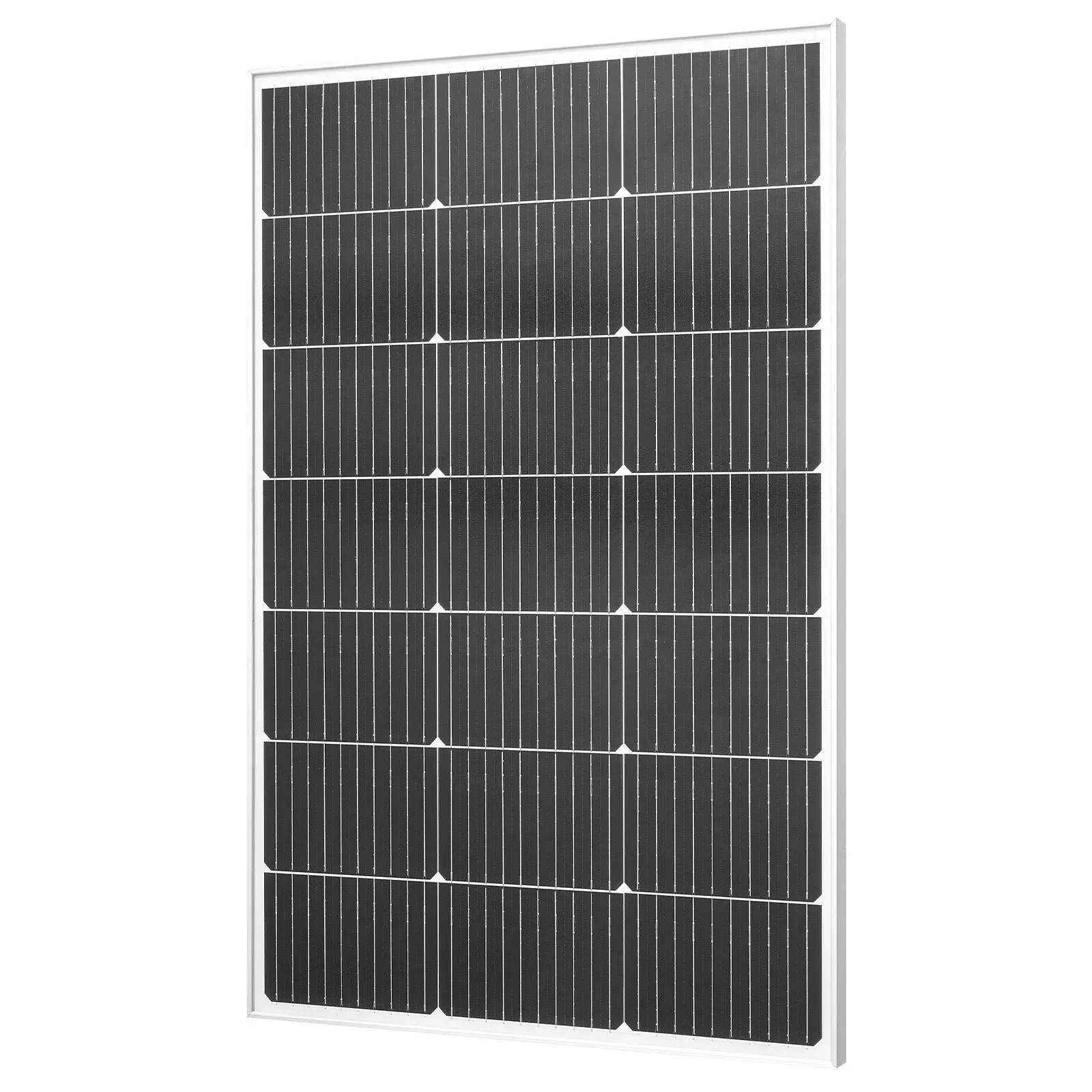 【Summerfinds】VEVOR 100W Monocrystalline Solar Panel, 23 High-Efficiency Mono PV Module, Stable MC4 Output, Aluminum Frame, IP65 Waterproof, 100W Capacity 100-149W Sunlight Power Off-Grid Supply for Boat, RV, 100-149 W