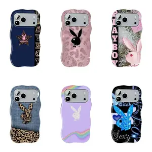 Fun Y2K Style Playboy Easter Bunny & Leopard Print Durable Phone Case — The Perfect Gift for Fans: Drop-Resistant & Stylish; Suitable for iPhone 17-11 Pro Max/Plus and  Samsung Galaxy S23-25