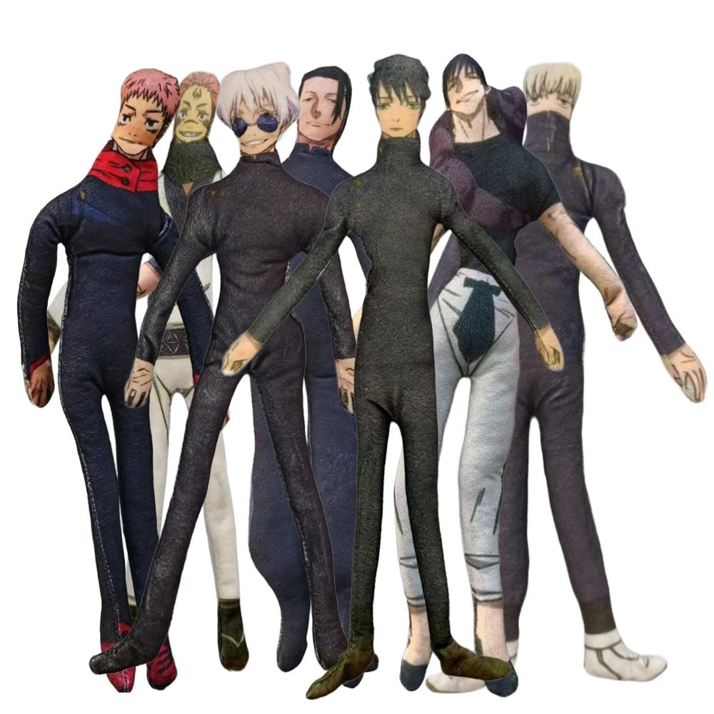 Anime JJK Plush Toys Funny Doll Gojo Geto Plush Shapeshift Choso Figure Creative Mannequin Nanami Kento Action figure Model Gift