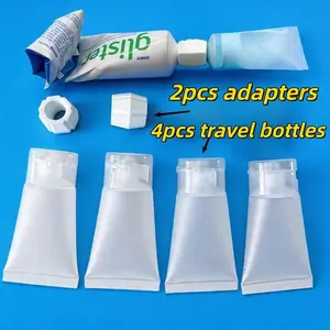 30ML Travel Bottle with Adapter, Travel Grooming Kit, Dispenser Bottle, Portable Beauty Essentials, Ideal for On-The-Go Use