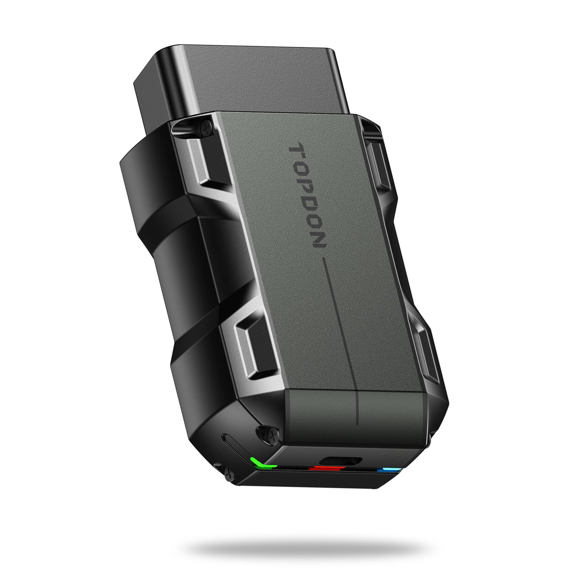 TopScan Bluetooth-compatible OBD2 Diagnostic Tool Scanner, Full System Code Reader, Car Diagnostic Tool for Android & iOS, Professional Car Scanner, Vehicle Diagnostic Tool, Automotive Diagnostic Scanner