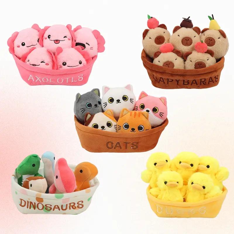 Emotion Support Stuffed Animal Plush Toy, 6 Counts Cute Animal Plush Toy, Birthday Gifts, Cuddly Stuffed Animal, Soft Stuffed Animal Emotion Support Stuffed Animal Plush Toy, 6 Counts Cute Animal Plush Toy, Birthday Gifts, Cuddly Stuffed Animal, Soft Stuffed Animal