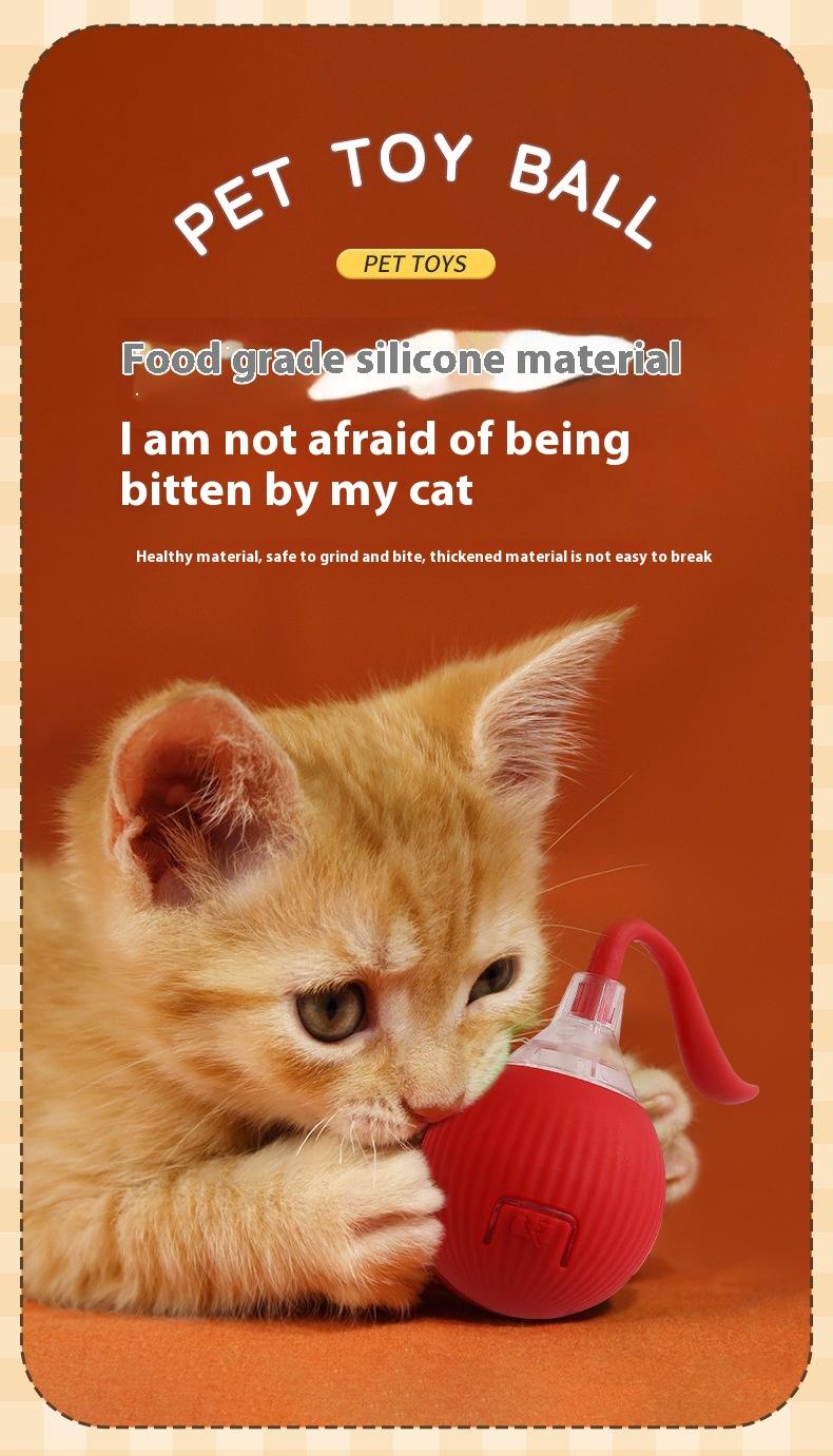 Interactive Rolling Ball Cat Toy – Super Drive Automatic Moving Ball for Indoor Cats