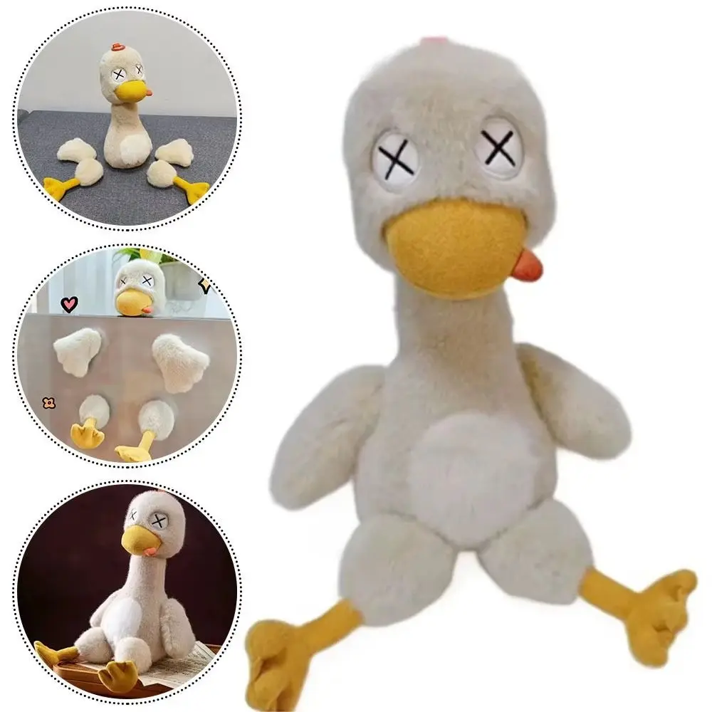 Funny Magnetic Detachable Prank Duck Plush Toy, Soft Huggable Novelty Removable Stuffed Animal, Ideal for Pranks, Parties & Gifting, Fun Gift Idea