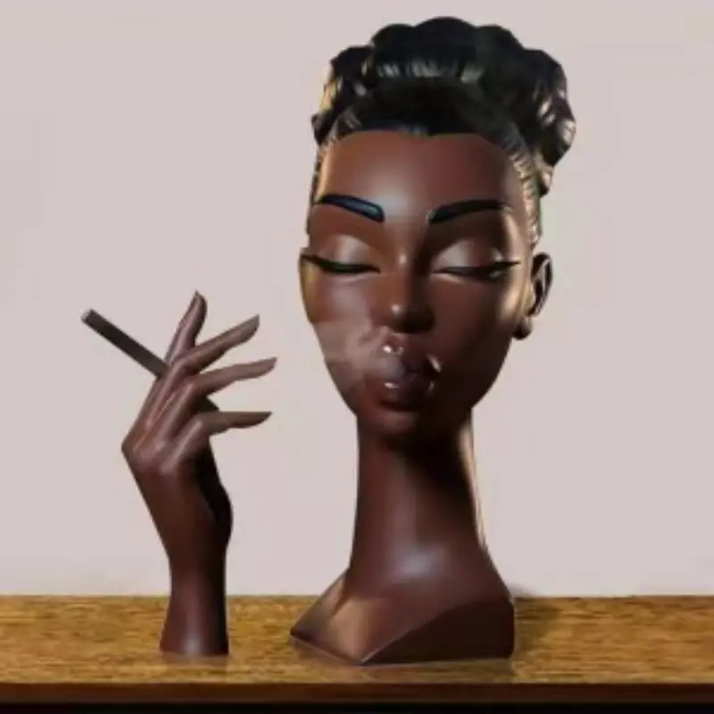 New Lady Incense Burner Resin Craft, Creative Desktop Decoration, Character Sculpture, Incense Burner, Artisanal Home Decor